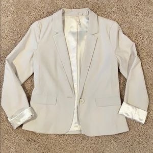 Frenchi Ivory Creme Blazer